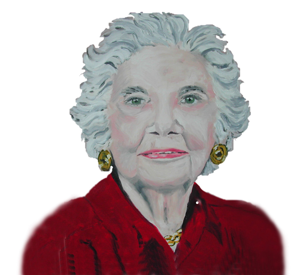 Portrait painting of Kitty Hamersly grandmother of Rick Osborn