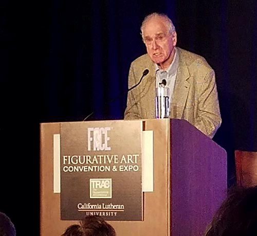 Donald Kuspit, art historian, was one of the speakers at the FACE convention in Miami.