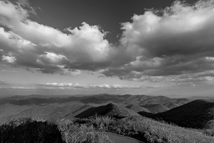 A view of the scenery from Brasstown Bald