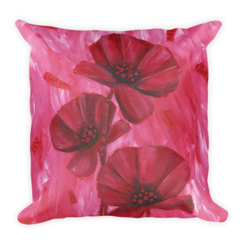 Poppy pillow