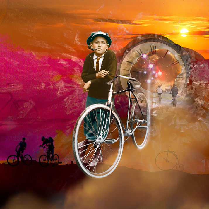 The Bicyclist A Surreal Photo by Vincent DiLeo