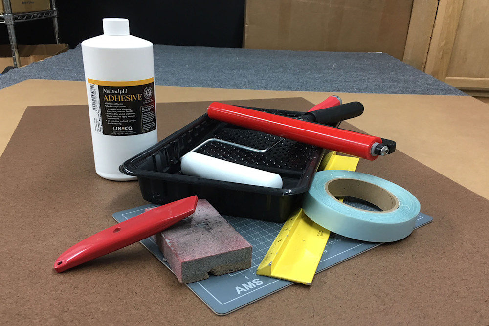 Canvas Mounting on Masonite Chromazone Ink Brevard County Fine Art