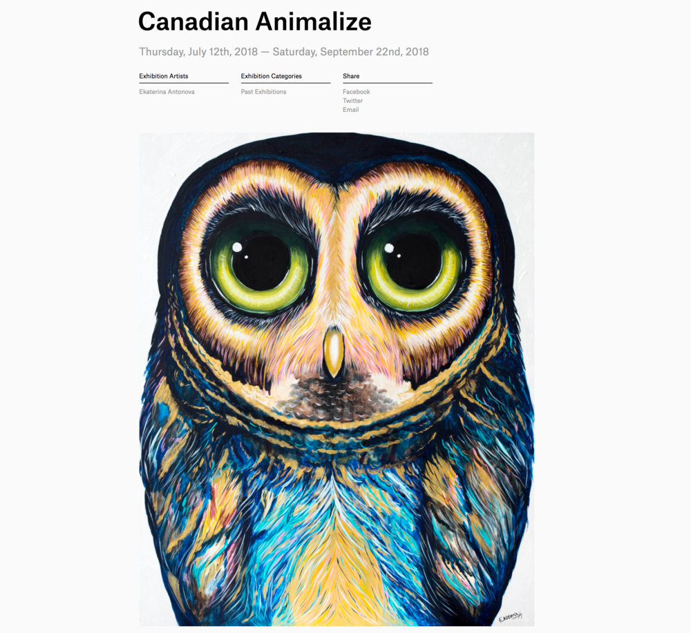 About Canadian Animalize Exhibition