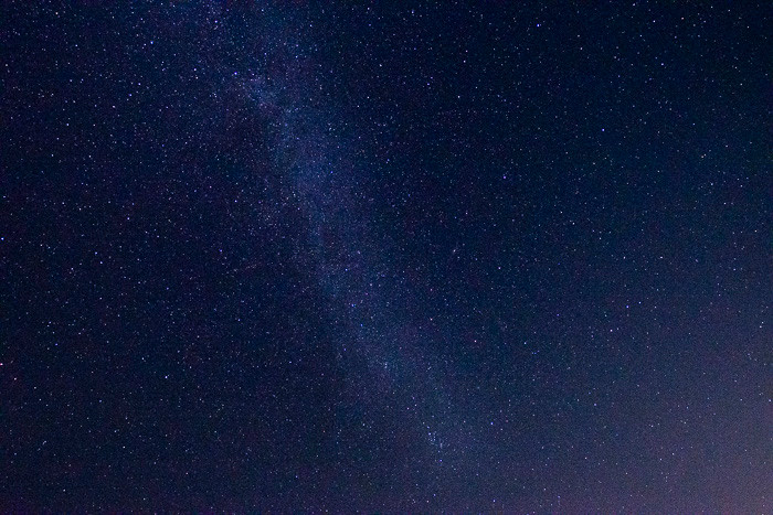 A photo of the Milky Way taken from Joshua Tree, CA