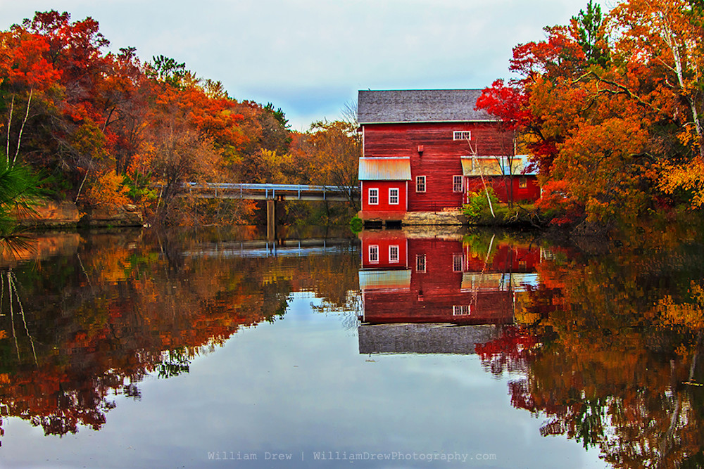 Dells Mill Reflection - Best Fall Photos | William Drew