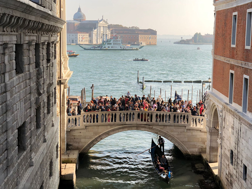 San Giorgio Maggiore from the Bridge of Sighs