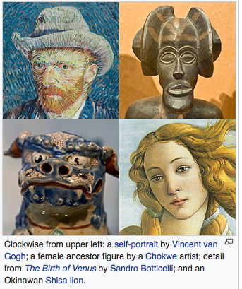 Wikipedia art sample