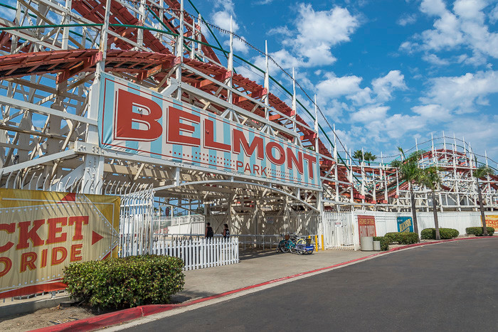 Belmont Rollercoaster in San Diego