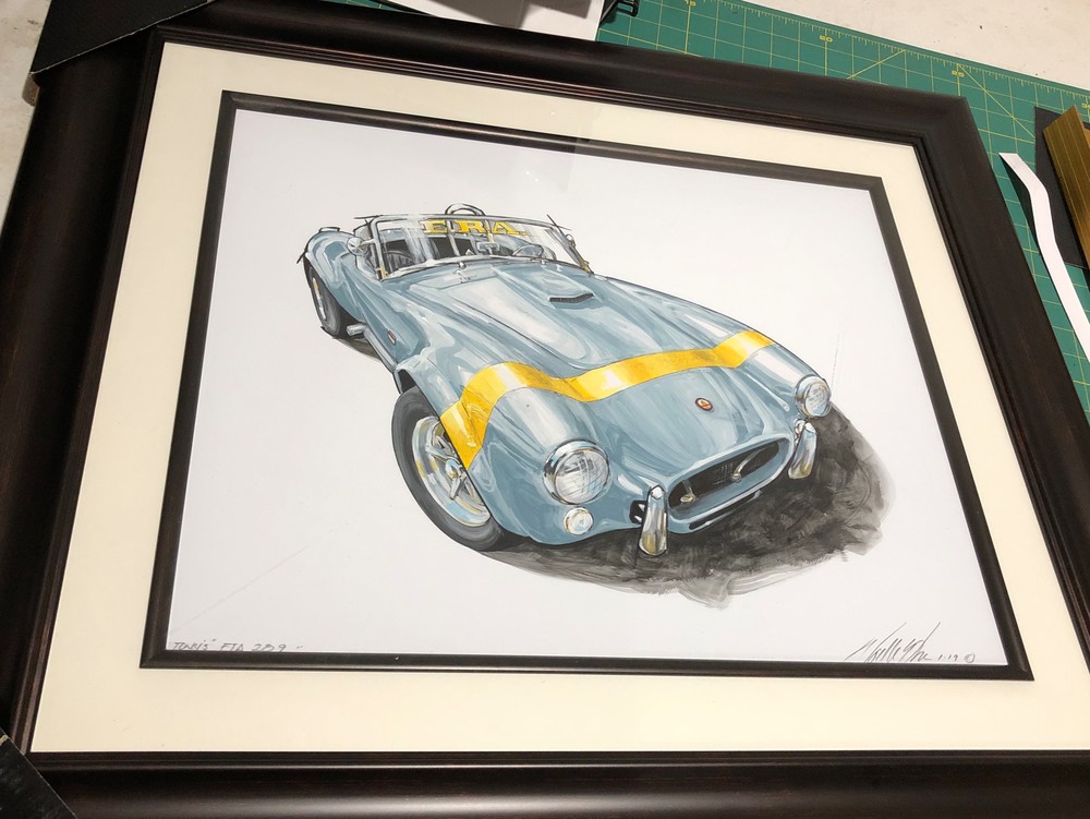 ac cobra shelby painting