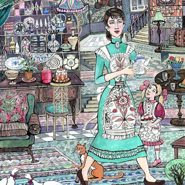 Uplifting paintings of women