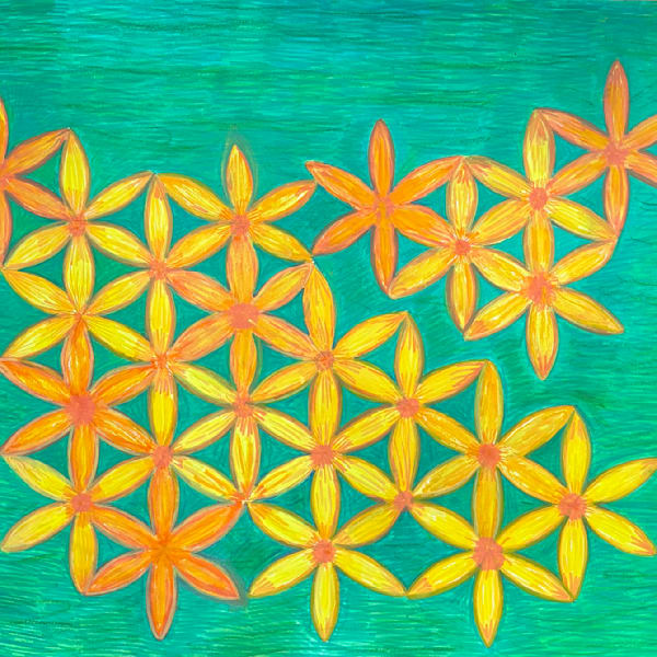 Floral Geometric Art