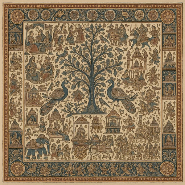 Kalamkari Textile Art