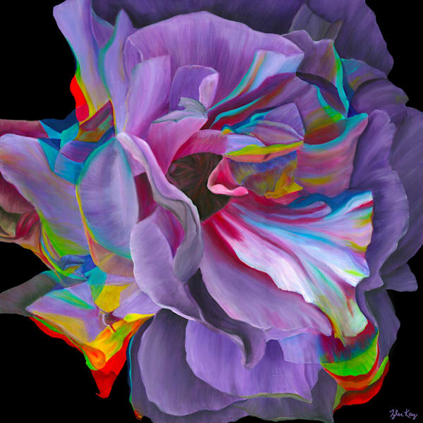 Glitch Floral Series