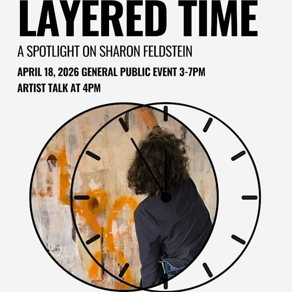 Layered Time — Original Abstract Urban Painting