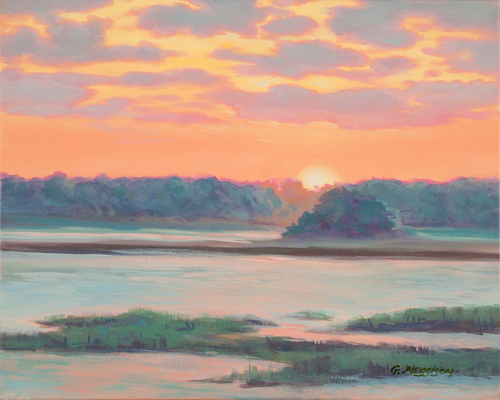 Sunset-on-the-Amelia-River-20-22x16-22-Acrylic-72dpi-aoomij