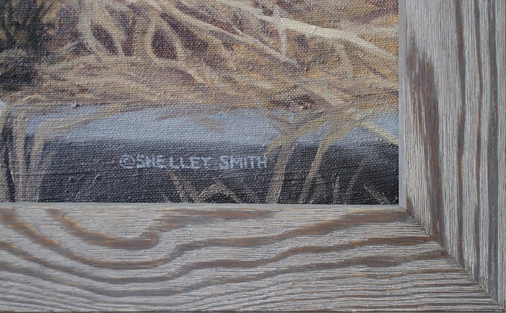 Sun-Dried Sluice Close-Up of Signature | Original Painting | Shelley Smith