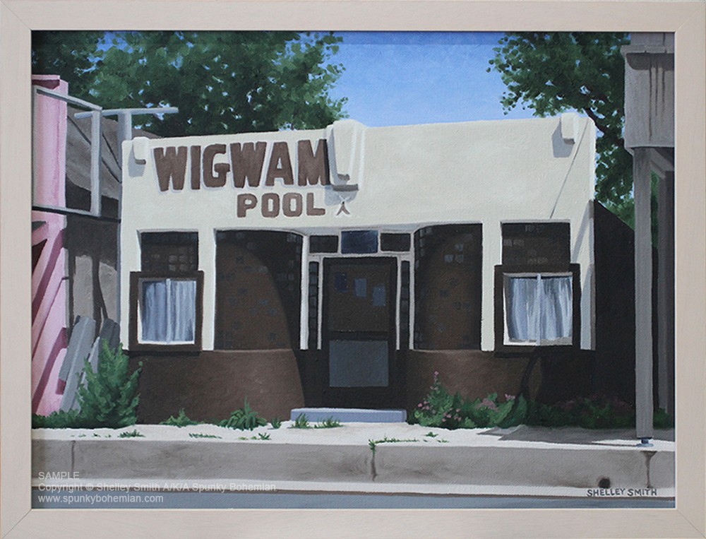 Forgotten Fun | Wigwam Pool | Original Paintings & Prints for Sale