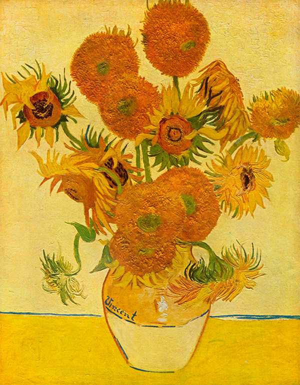 Still-life-with-sunflowers-by-Van-Gogh-color-xxftkw