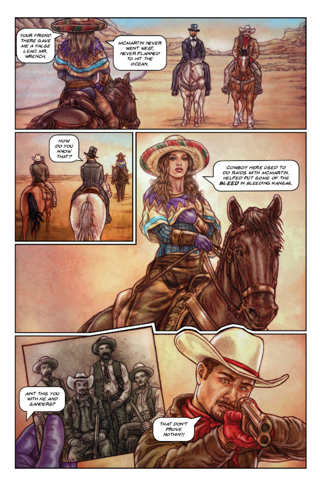 KamiKazi western steampunk comic