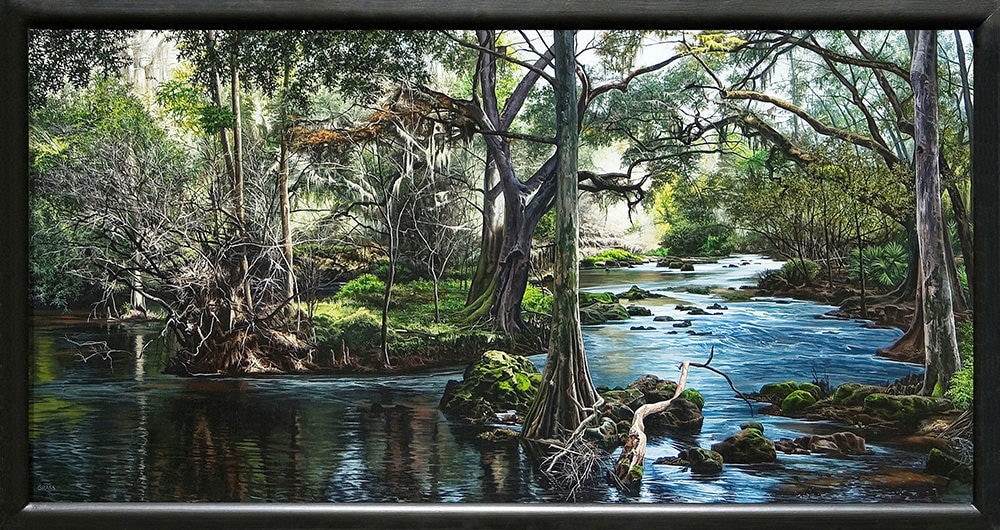 Kevin-Grass-Hillsborough-River-framed-Acrylic-on-panel-painting-mtr5ml