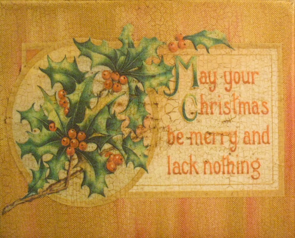 Wishing You a Merry Christmas