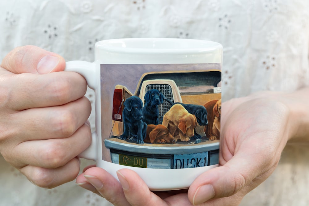 Tailgating Wrap Around Coffee Mug Wade Butler Studios Tailgating Wrap Around Coffee Mug