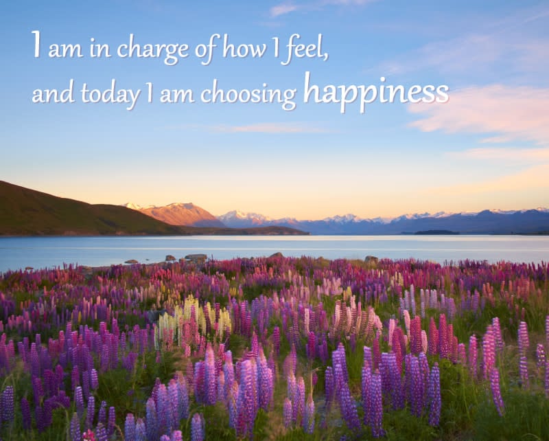 Choose Happiness Glass Sign