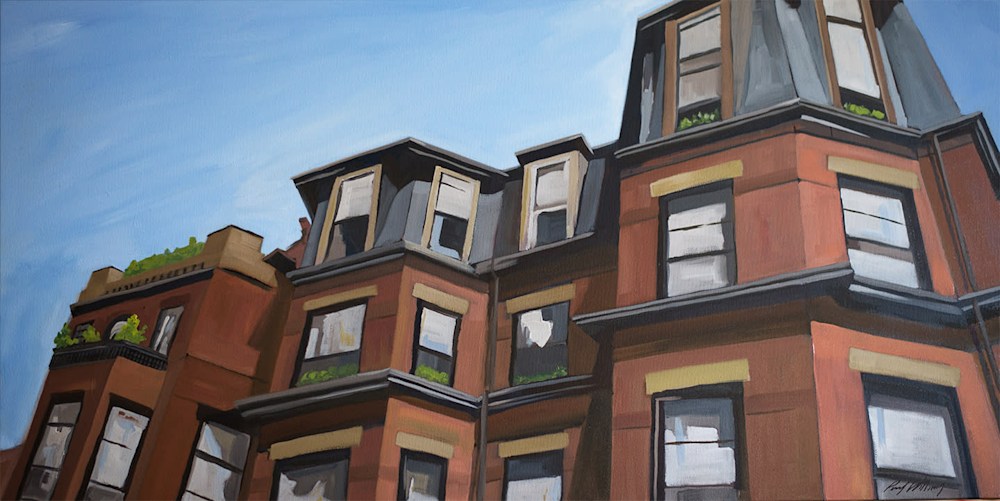 Marlborough Street Rooflines by paul william