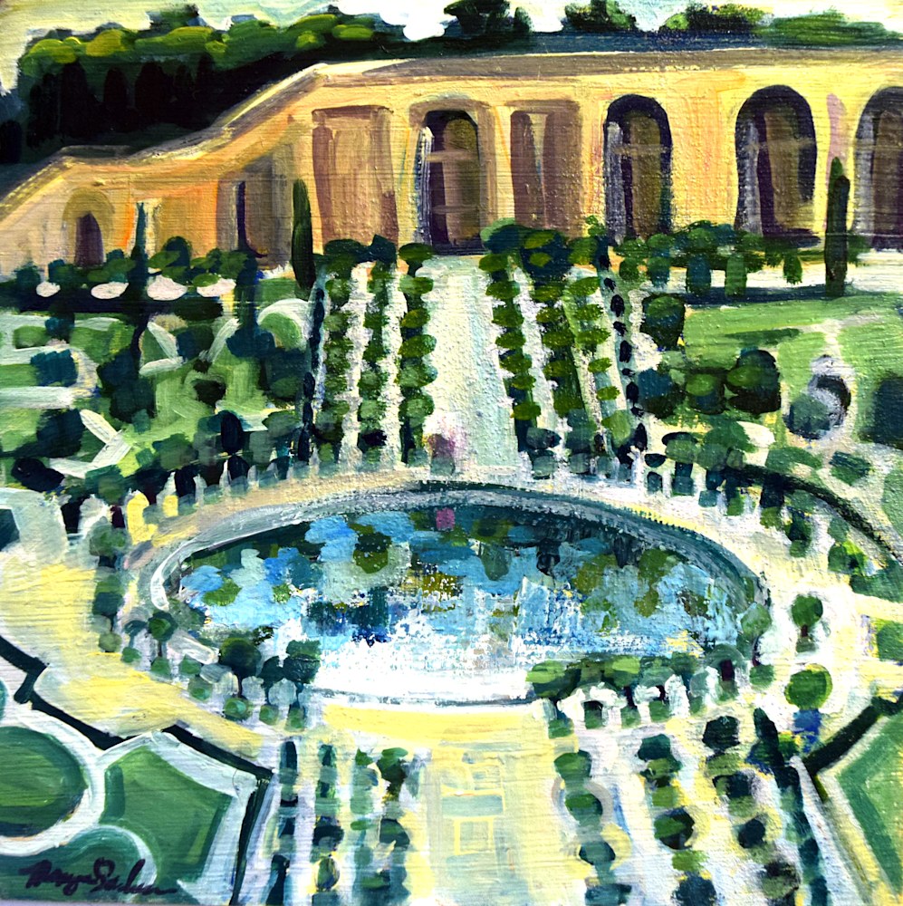 Versailles L Orangerie Gorgeous Art Luxuries Painting Made With Oil Paint On Wood Framed With A White Floater Frame 8 X 8 W Plus 1 All Round For Frame Depth Wired And