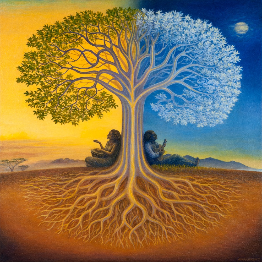 Django's Tree original oil painting