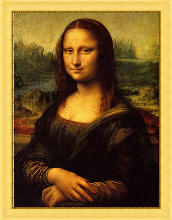 Mona Lisa 2 by Da Vinci FRAME
