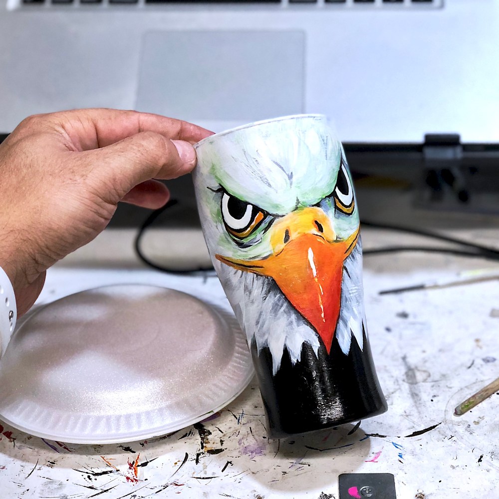 Cute Glass Cup With Eagle, Bird Cup, Tumbler, Handmade Glassware, Water  Glasses, Eagle Mug, Dining, Table Decor, Wild Birds, Bald - Yahoo Shopping