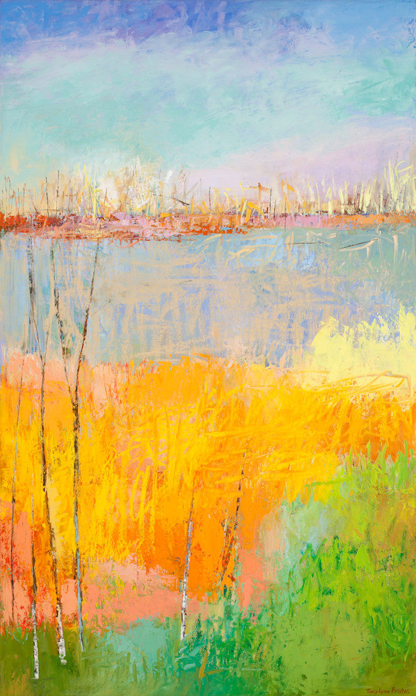  Abstract Landscape Paintings Sweet Enchantement Tracy Lynn Pristas