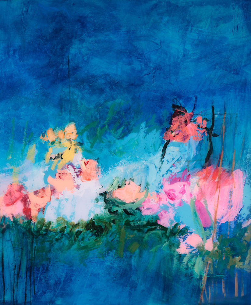 Tracy Lynn Pristas Abstract Floral Artwork