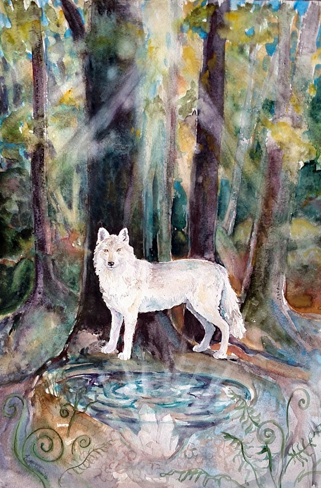 Guardian of Three Worlds (Wolf spirit animal)