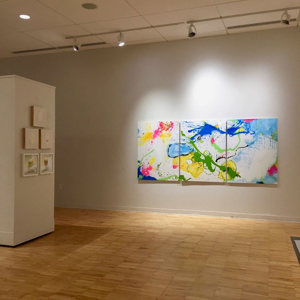 Thoughts of Spring (triptych-Lesley Koenig-juried exhibition)