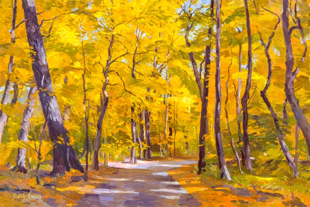 AUTUMN TREES - best painting of fall tress