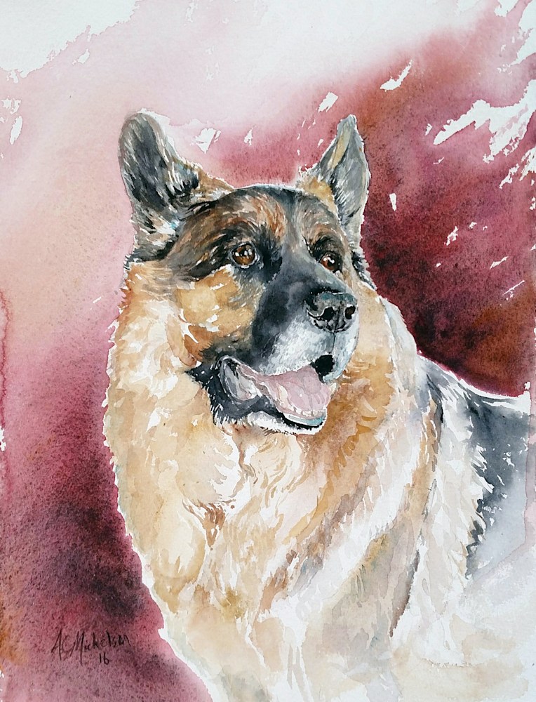 Cruiser dog portrait