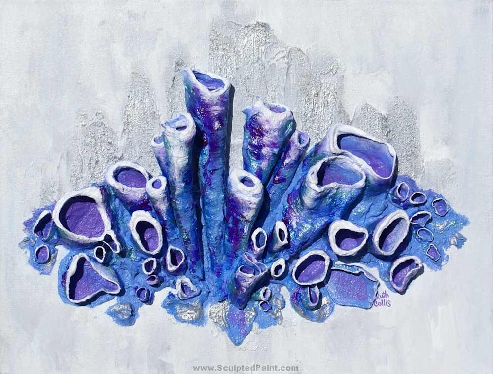 3d pipe coral abstract opt opt
