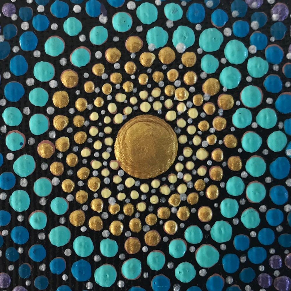 Glowing Mini Canvas Painting I