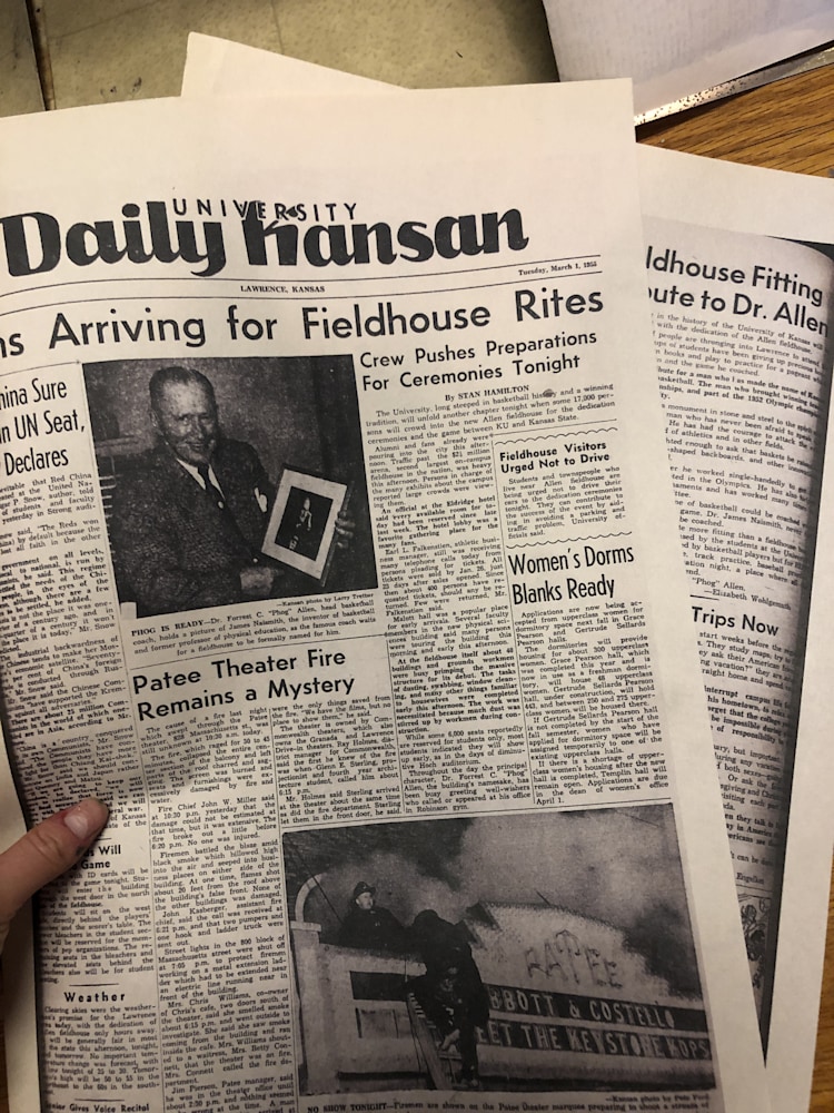 TheFieldhouse HoldingNewspaper