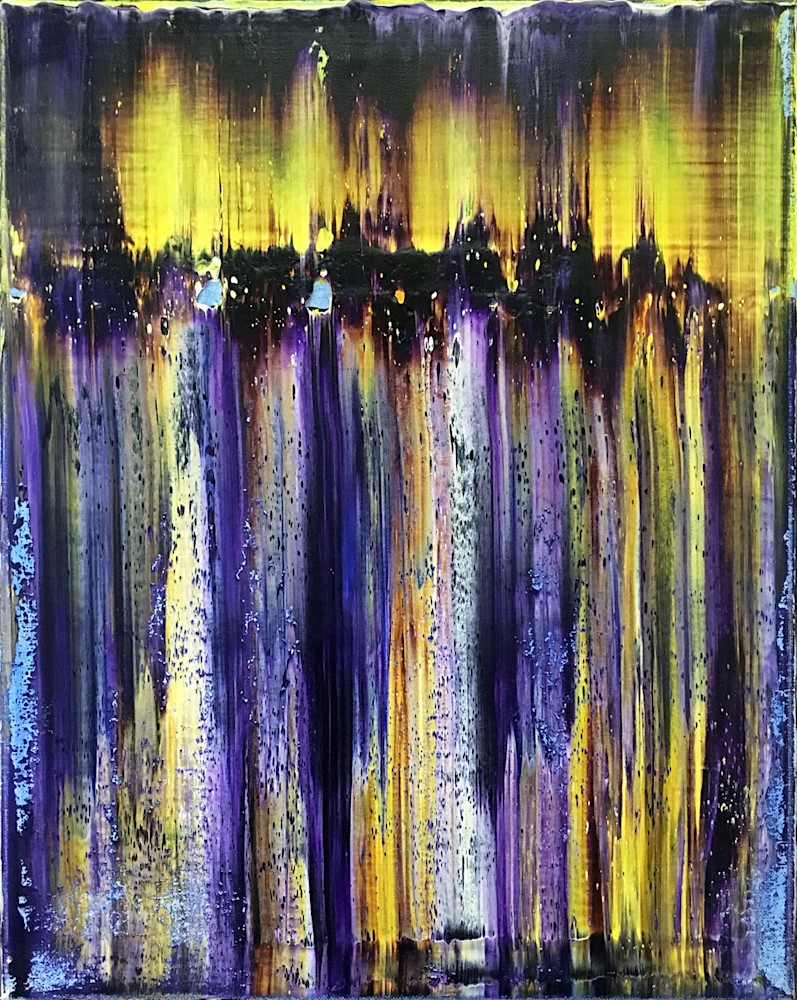 City Lights Abstract Pms Painting