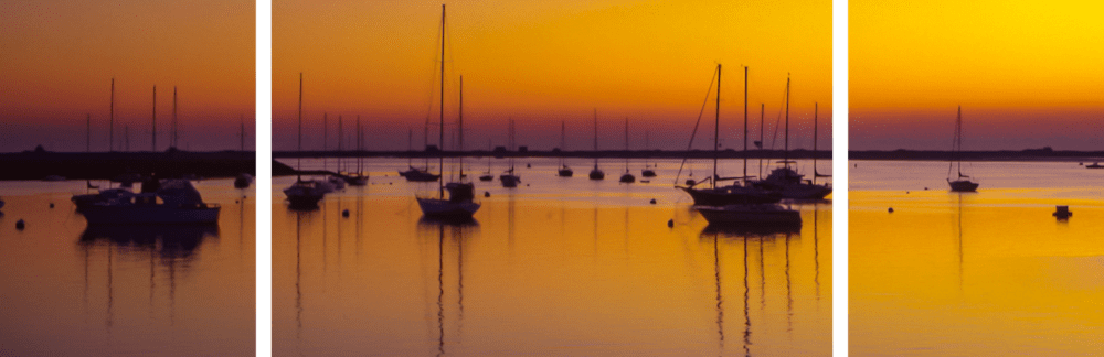Dawn Settles Over Plymouth Bay TriPix