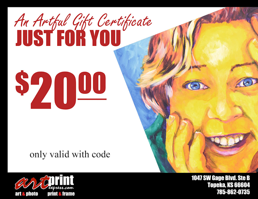 Gift Certificate 20 2017