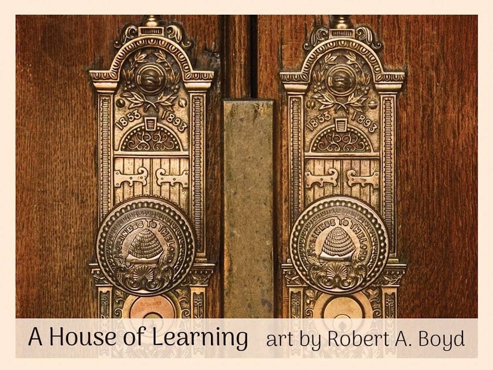 00 A House of Learning minicard cover