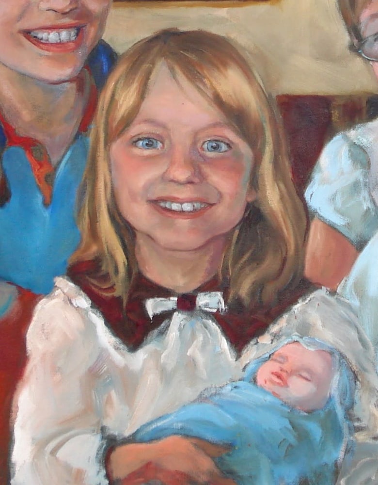Clara   detail of the Martin Grandchildren