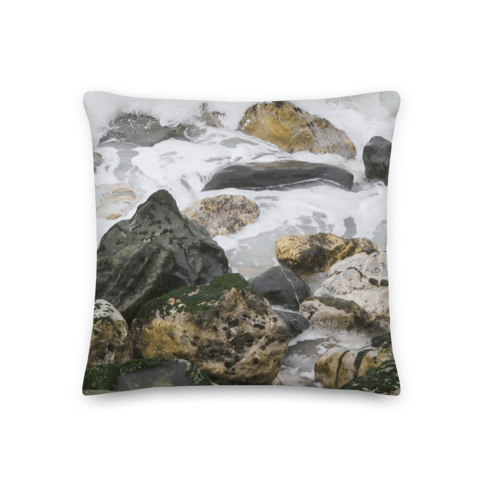 Rockwaway Rocks 1 Pillow mockup Front Default 18x18