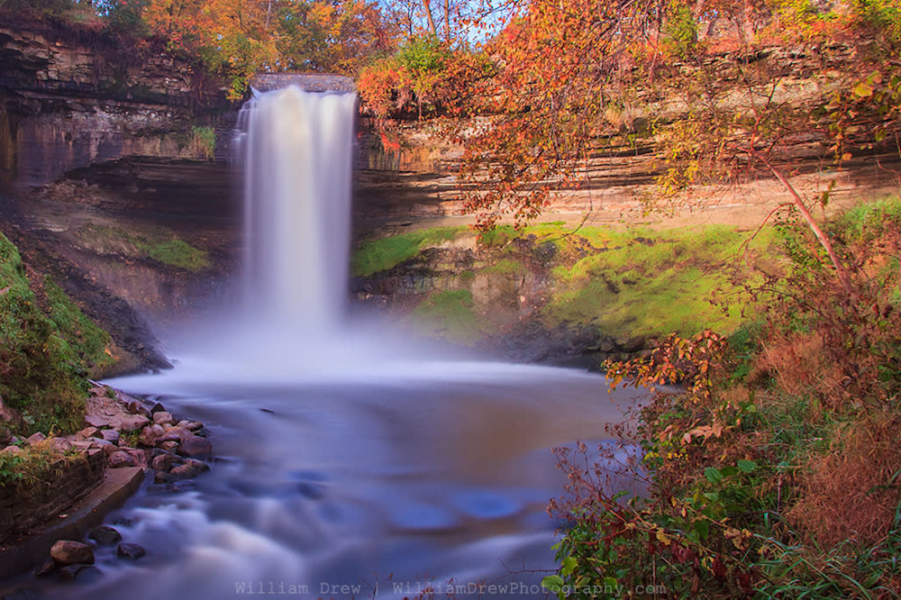 Minnehaha Fall Scenic Wall Murals William Drew Photography