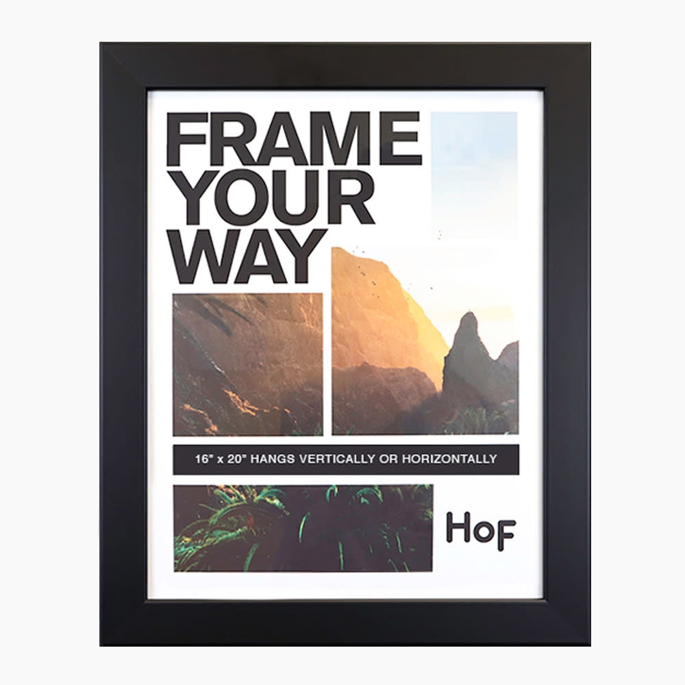 16x20 Black Wall Frame | Hall of Frames Print