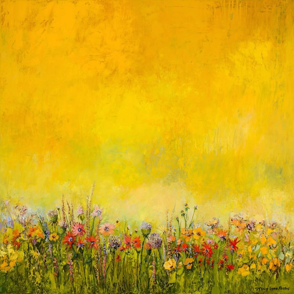 Tracy Lynn Pristas SOLD  Profusion Appears 36 x 36 
